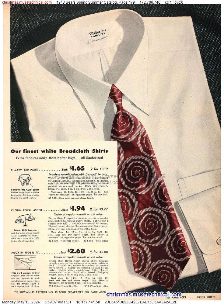 1943 Sears Spring Summer Catalog, Page 479