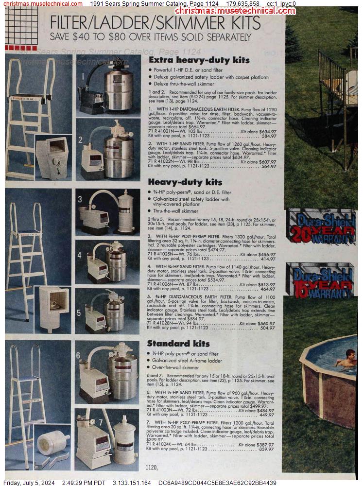 1991 Sears Spring Summer Catalog, Page 1124