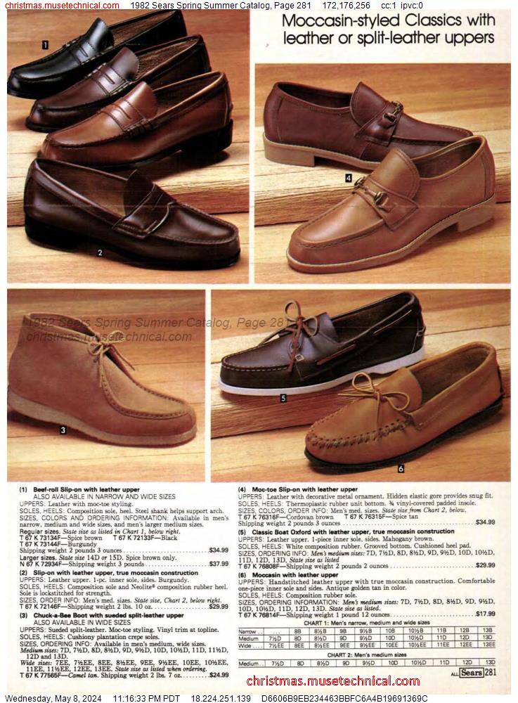 1982 Sears Spring Summer Catalog, Page 281