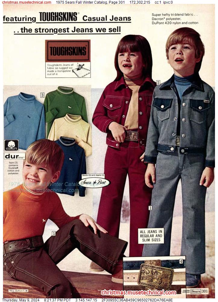 1975 Sears Fall Winter Catalog, Page 301