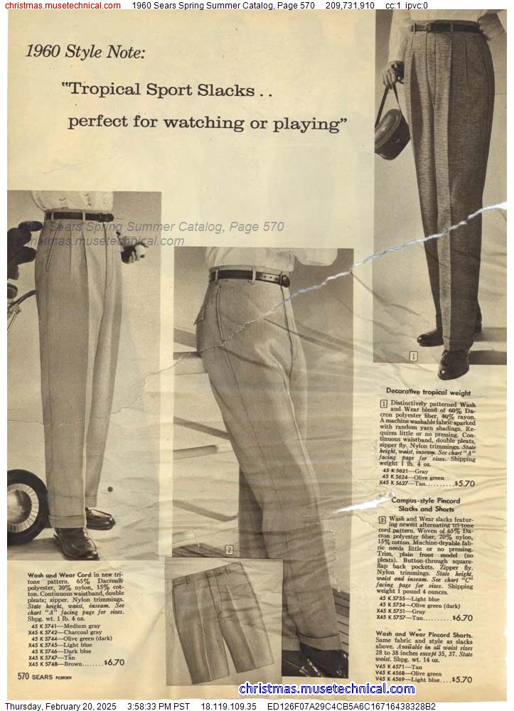 1960 Sears Spring Summer Catalog, Page 570