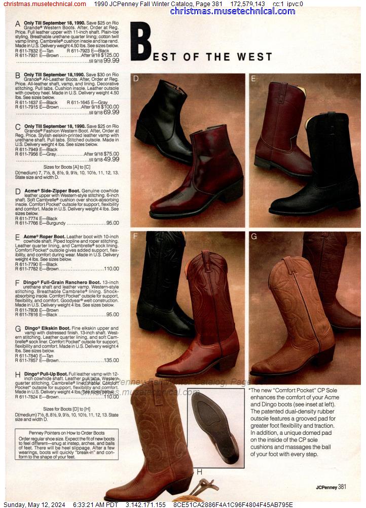 1990 JCPenney Fall Winter Catalog, Page 381