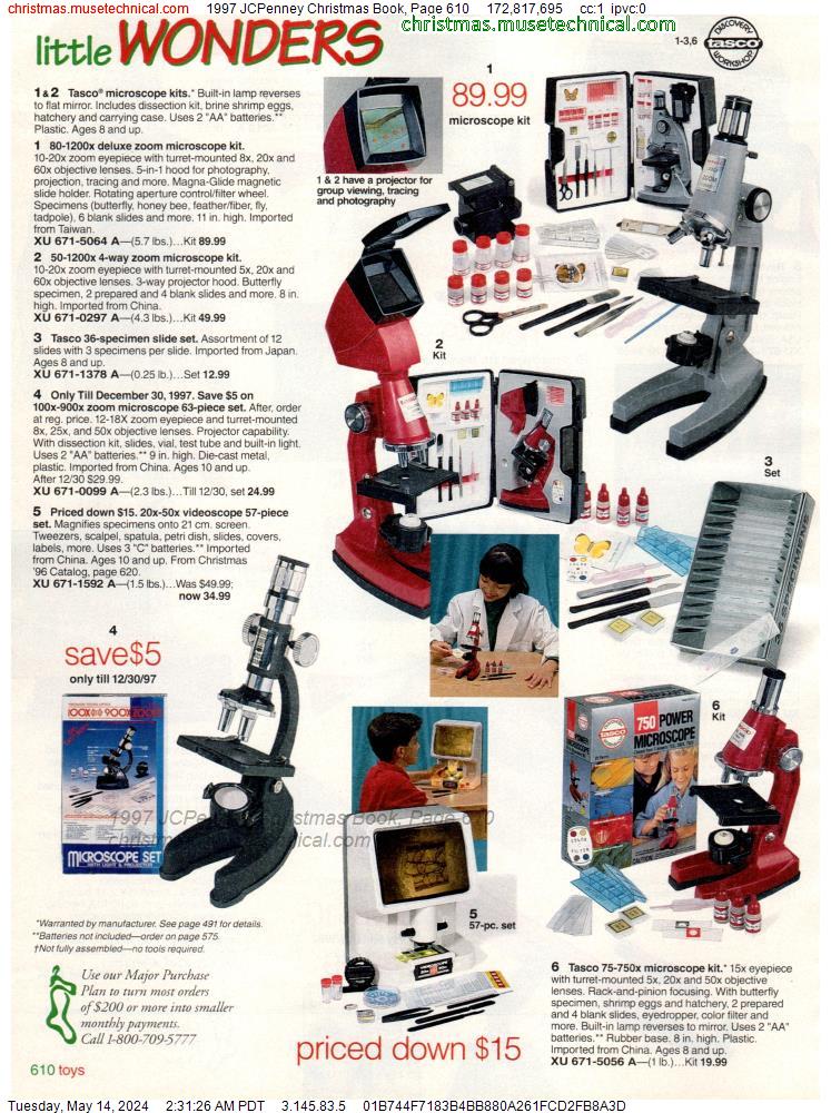 1997 JCPenney Christmas Book, Page 610