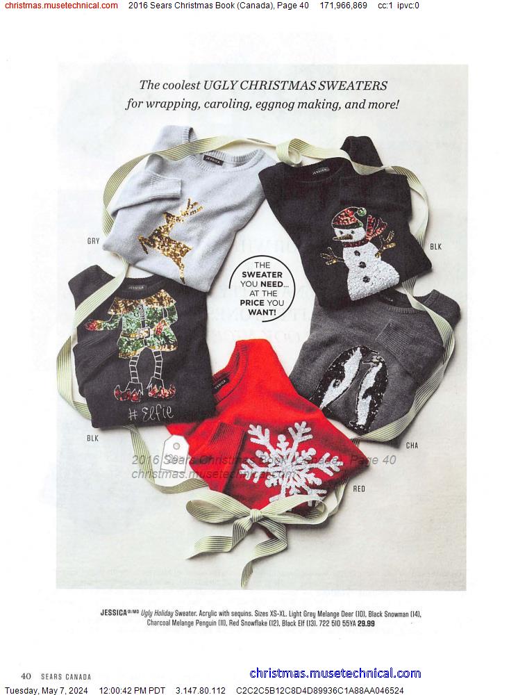 2016 Sears Christmas Book (Canada), Page 40