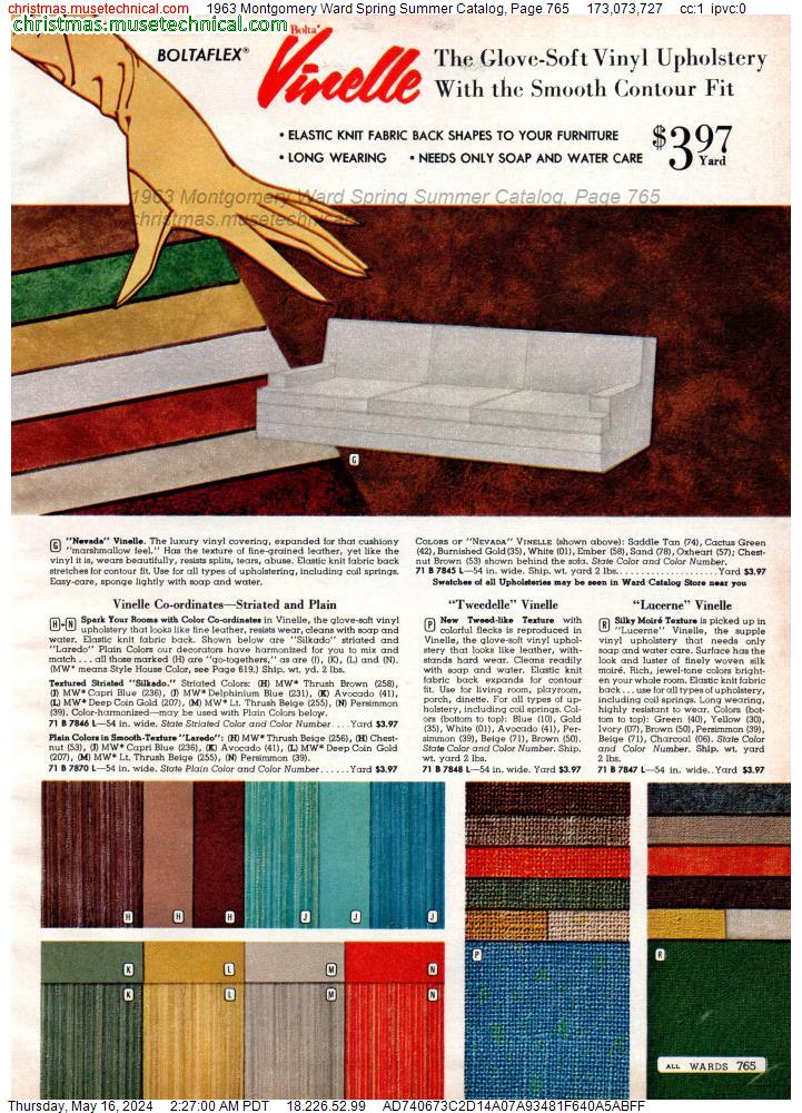 1963 Montgomery Ward Spring Summer Catalog, Page 765