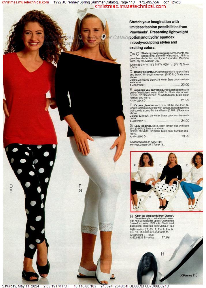 1992 JCPenney Spring Summer Catalog, Page 113