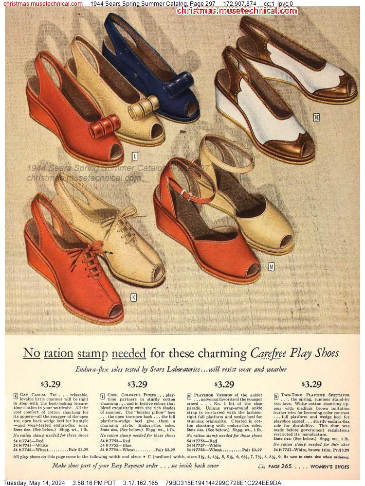 1944 Sears Spring Summer Catalog, Page 297