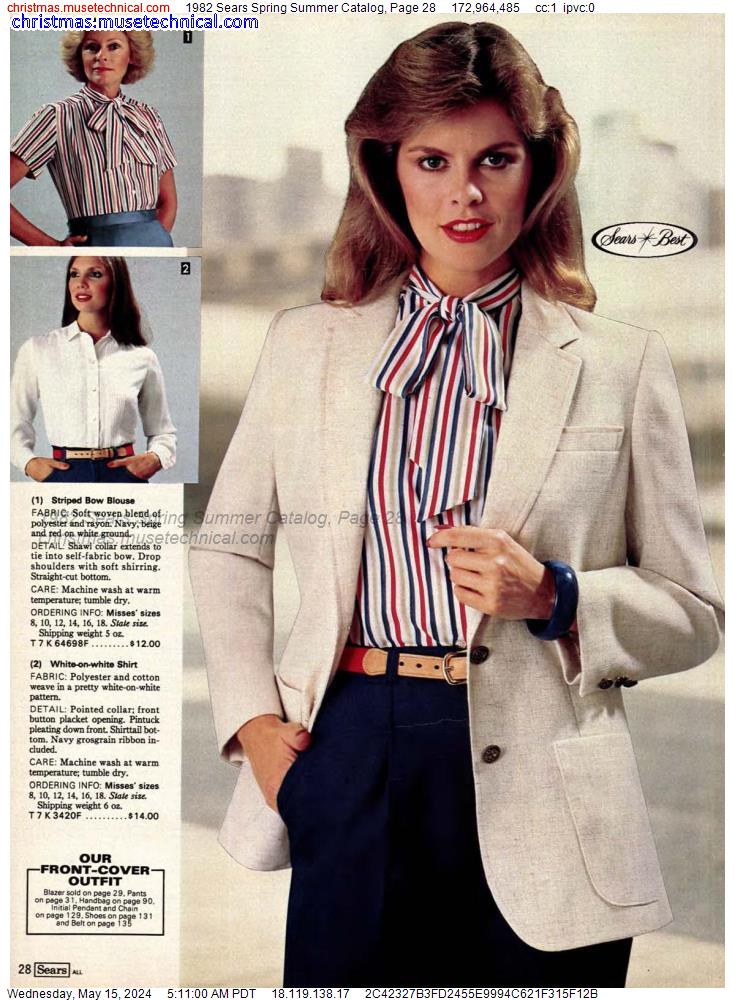 1982 Sears Spring Summer Catalog, Page 28