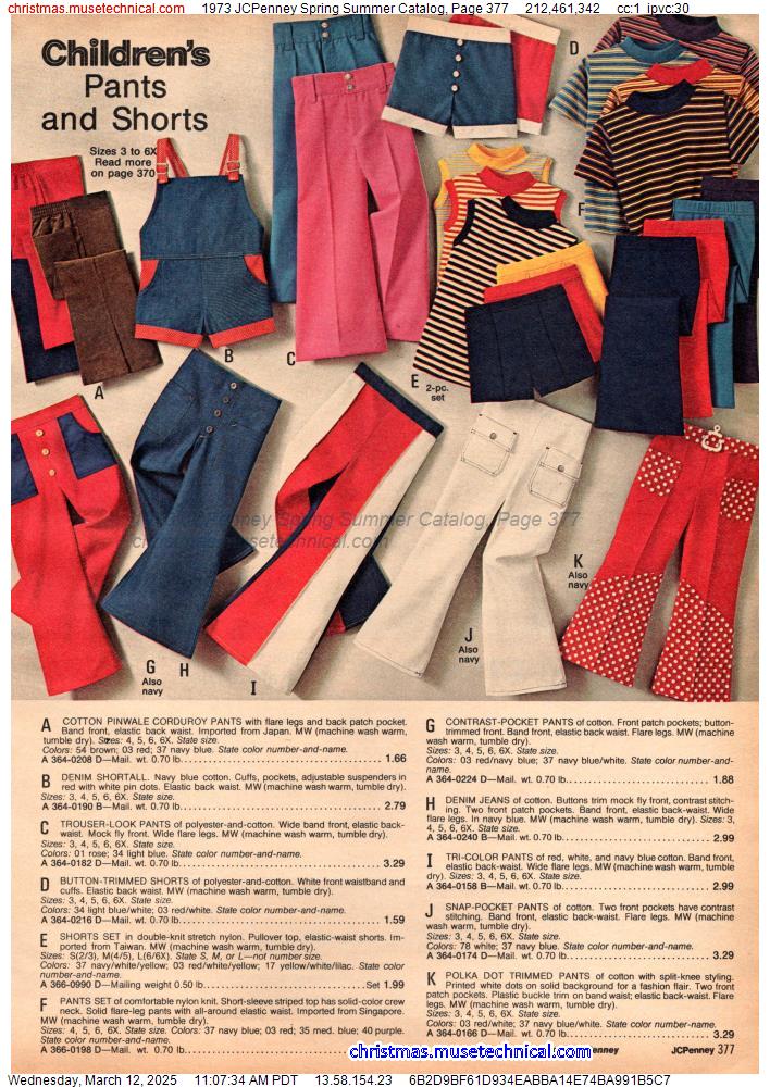 1973 JCPenney Spring Summer Catalog, Page 377