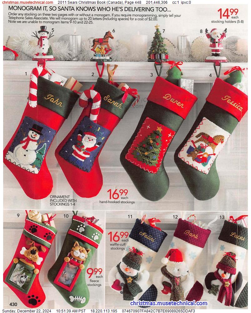 2011 Sears Christmas Book (Canada), Page 448