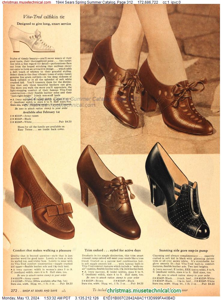 1944 Sears Spring Summer Catalog, Page 312
