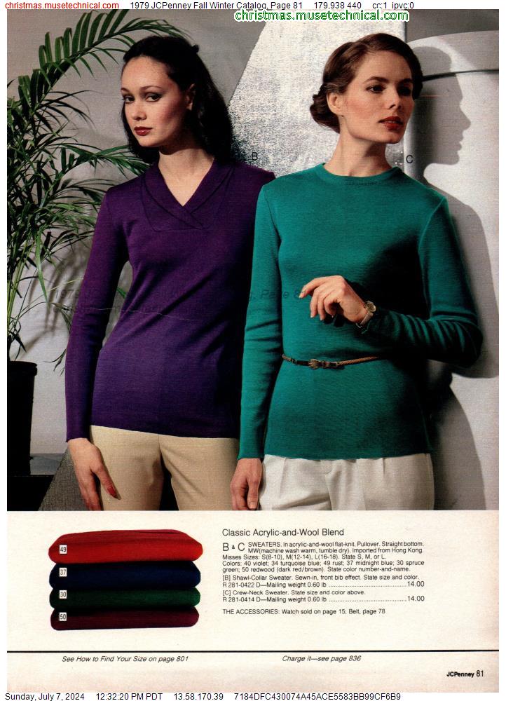 1979 JCPenney Fall Winter Catalog, Page 81