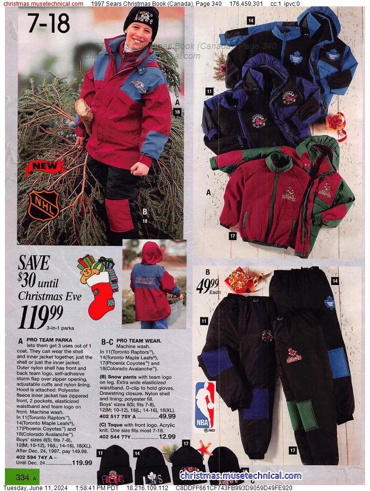 1997 Sears Christmas Book (Canada), Page 340