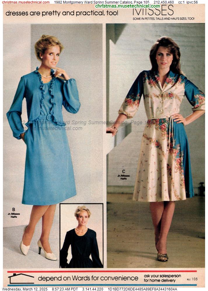 1982 Montgomery Ward Spring Summer Catalog, Page 105