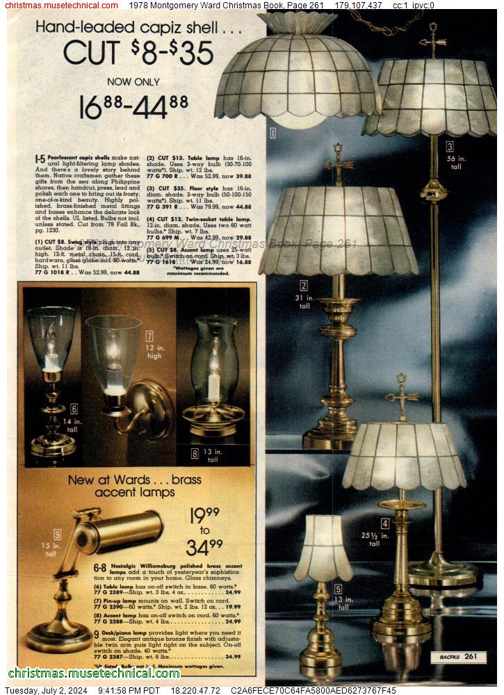 1978 Montgomery Ward Christmas Book, Page 261