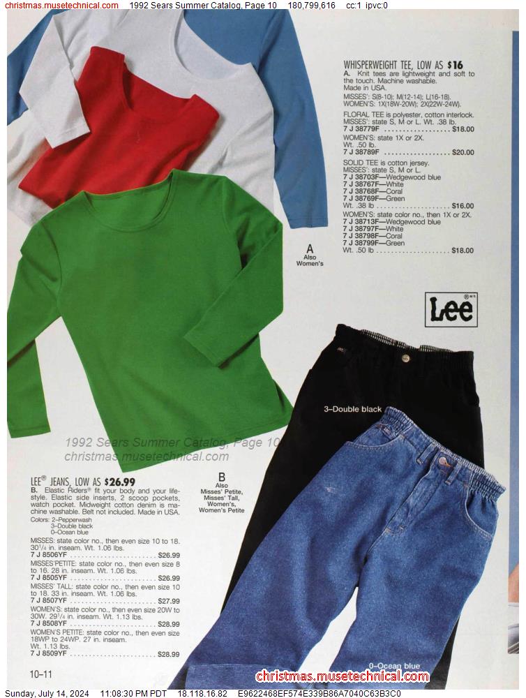 1992 Sears Summer Catalog, Page 10