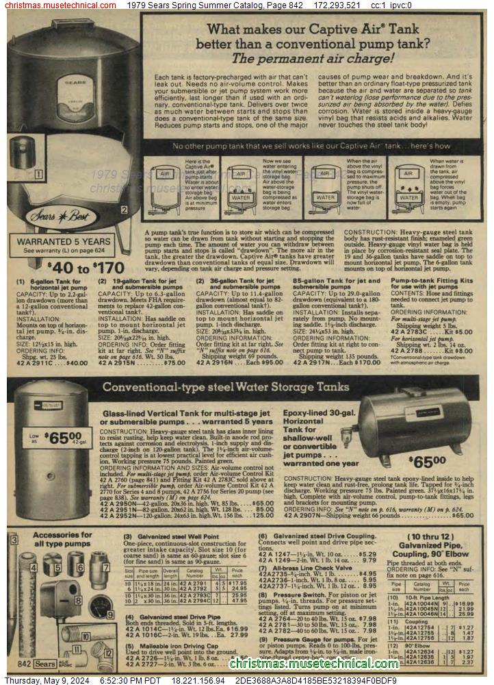 1979 Sears Spring Summer Catalog, Page 842