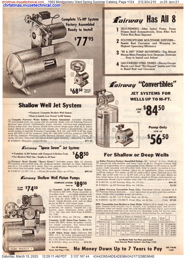 1963 Montgomery Ward Spring Summer Catalog, Page 1124