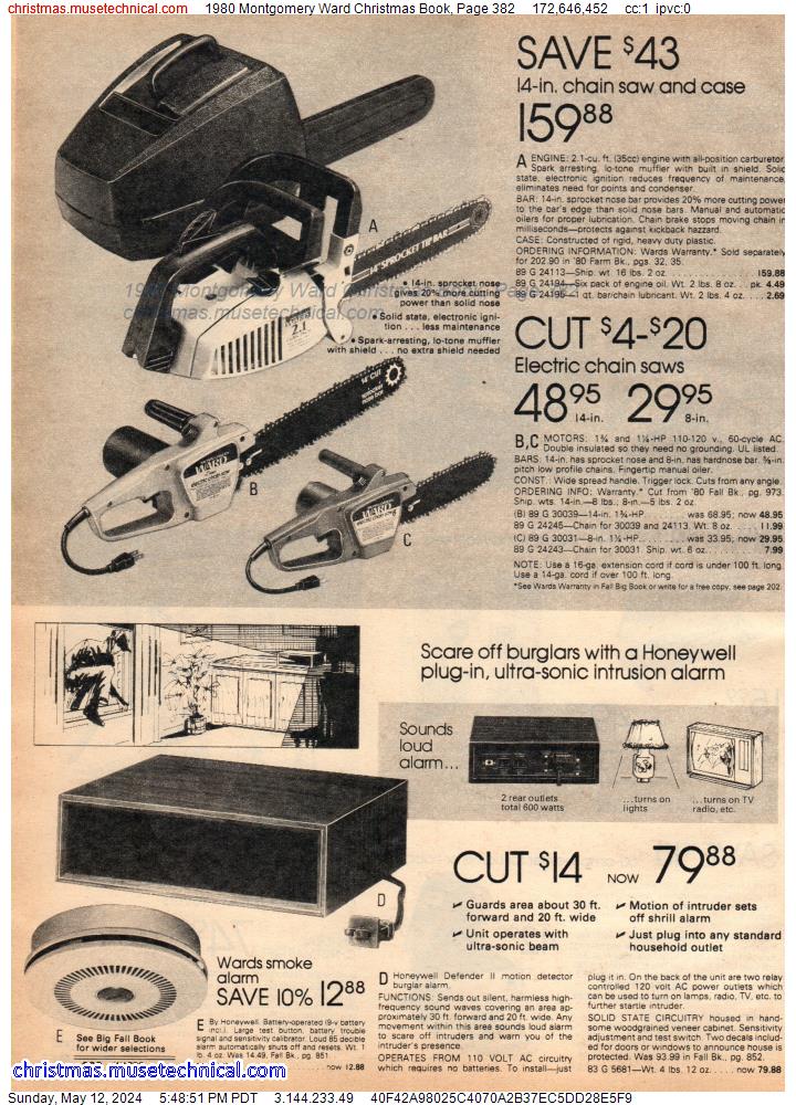 1980 Montgomery Ward Christmas Book, Page 382