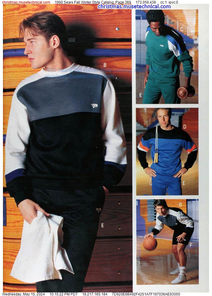 1990 Sears Fall Winter Style Catalog, Page 369