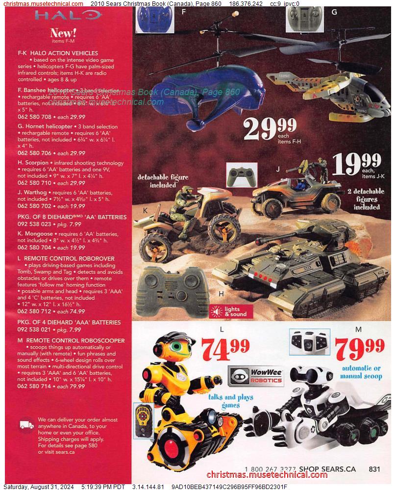 2010 Sears Christmas Book (Canada), Page 860