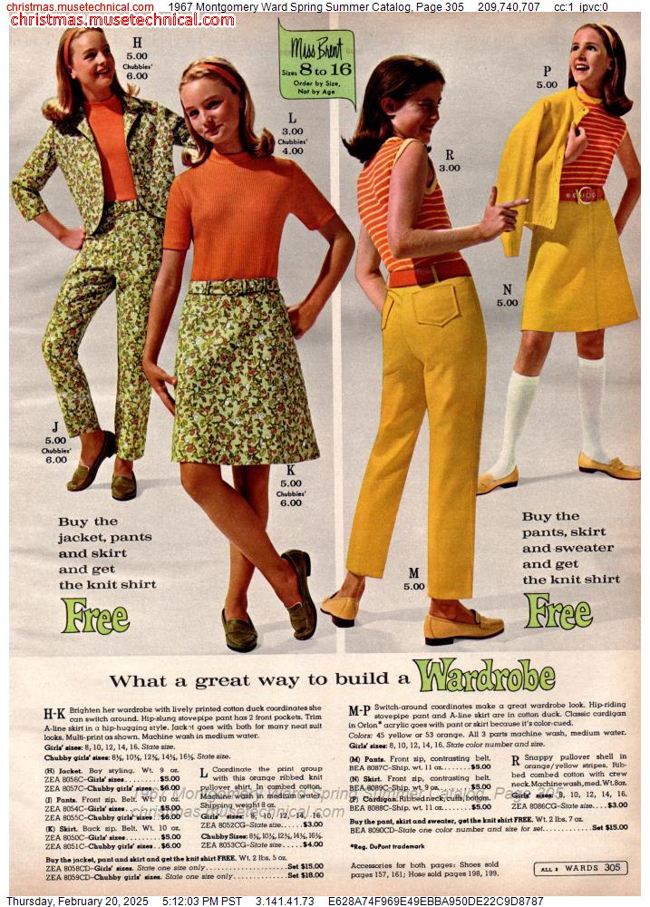 1967 Montgomery Ward Spring Summer Catalog, Page 305