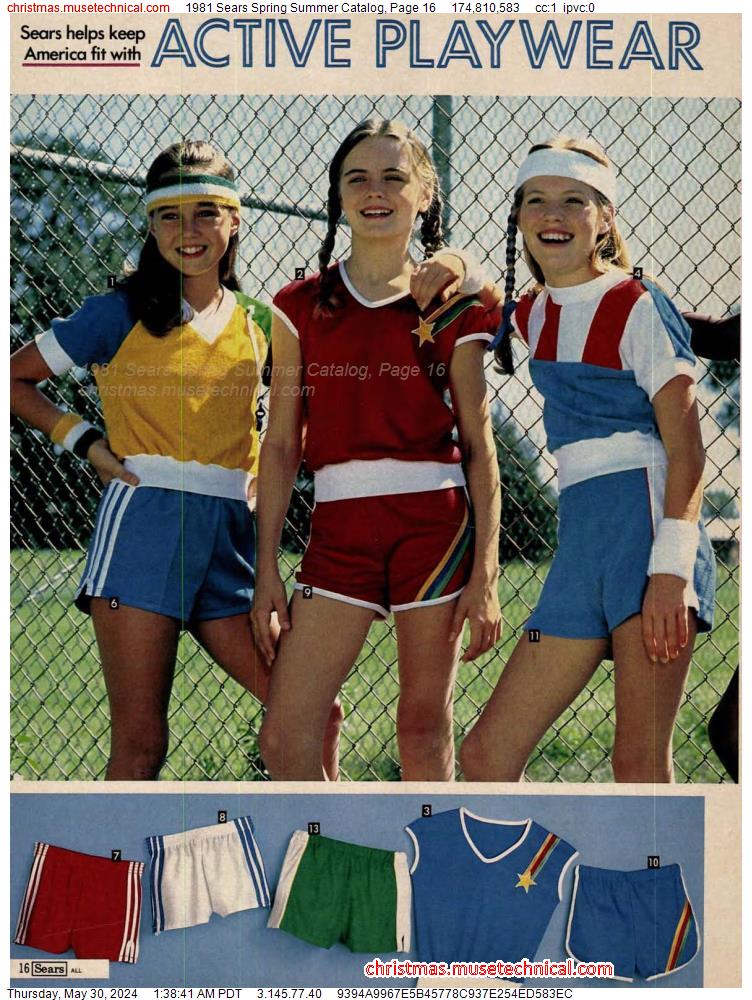 1981 Sears Spring Summer Catalog, Page 16