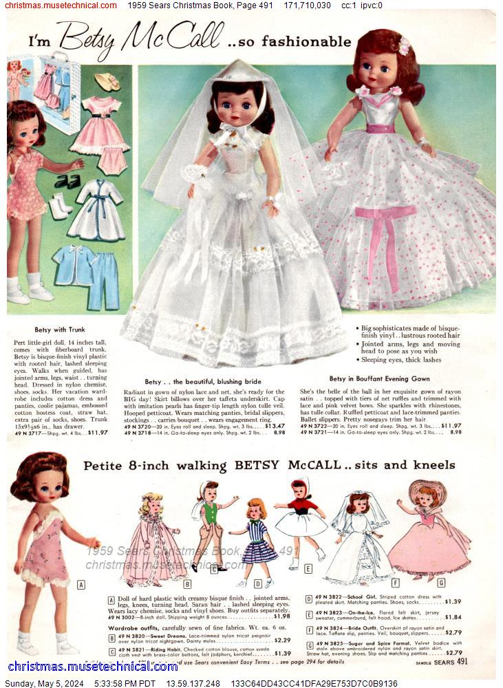 1959 Sears Christmas Book, Page 491