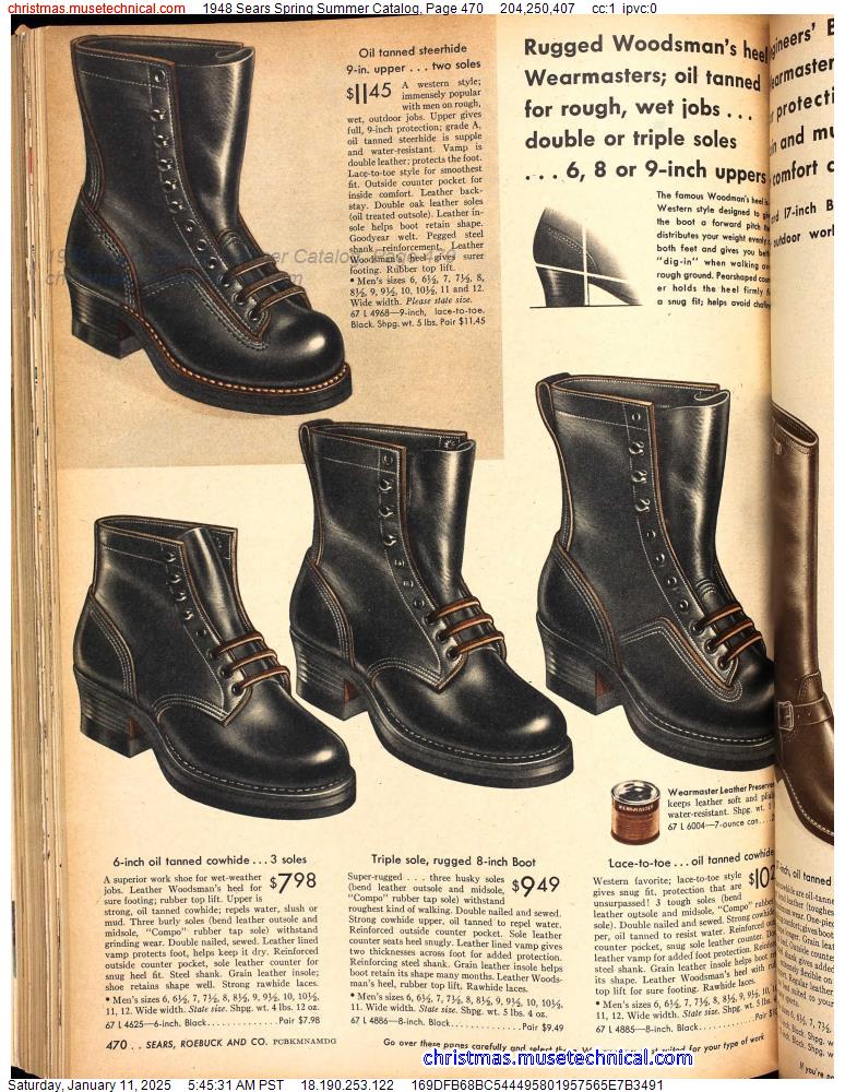 1948 Sears Spring Summer Catalog, Page 470