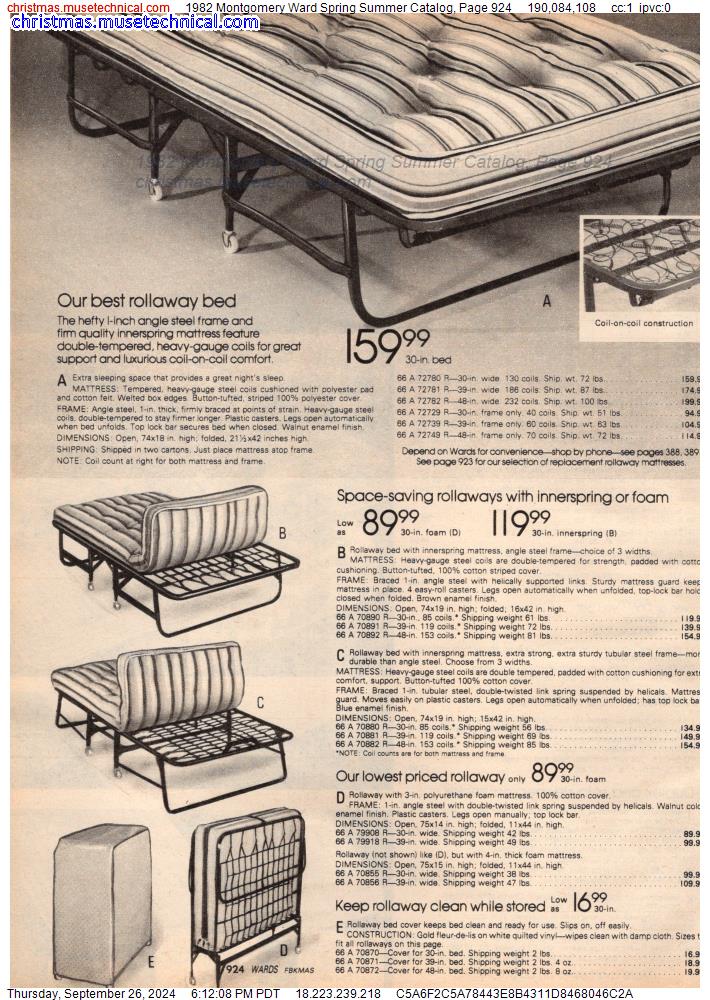 1982 Montgomery Ward Spring Summer Catalog, Page 924