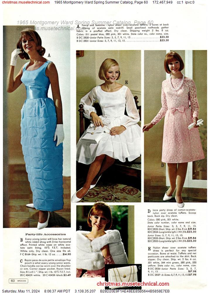 1965 Montgomery Ward Spring Summer Catalog, Page 60