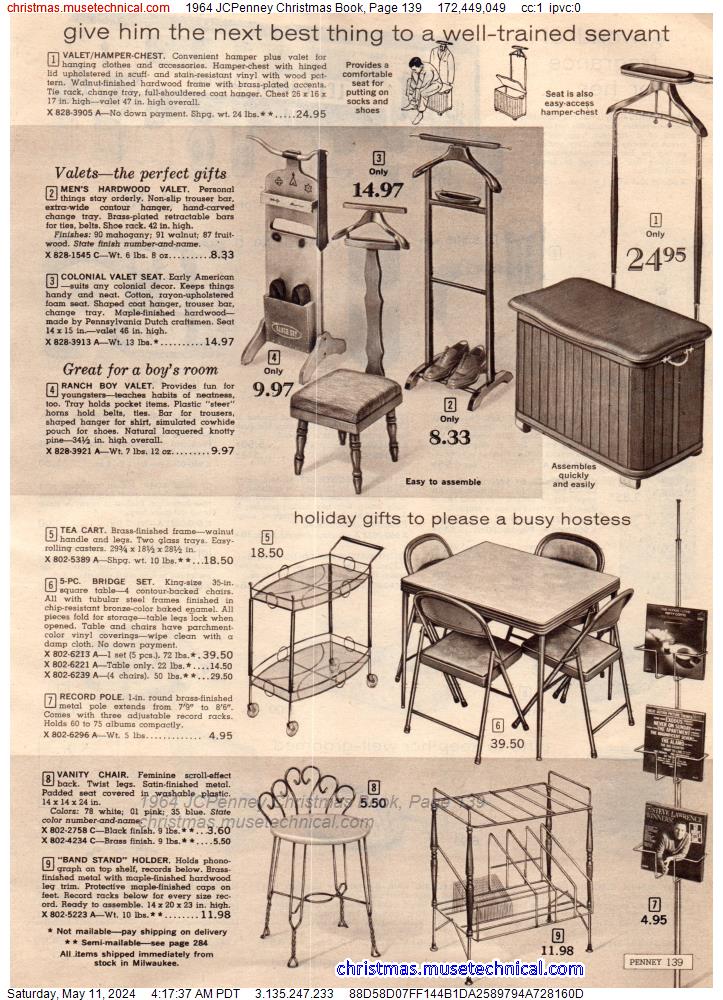 1964 JCPenney Christmas Book, Page 139