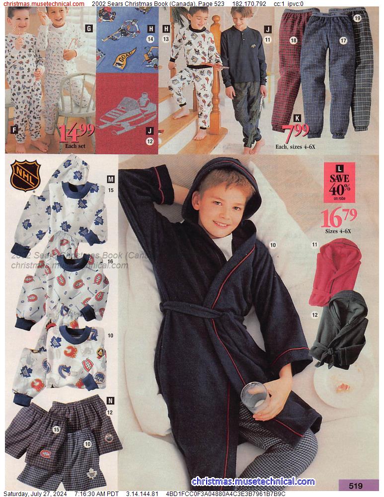 2002 Sears Christmas Book (Canada), Page 523
