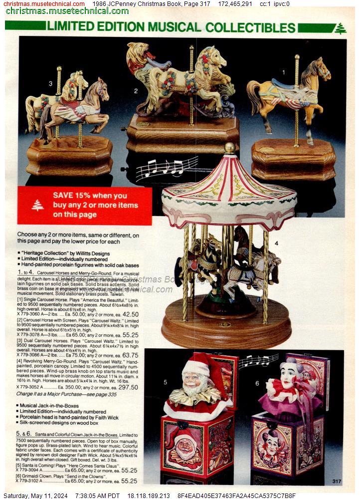 1986 JCPenney Christmas Book, Page 317