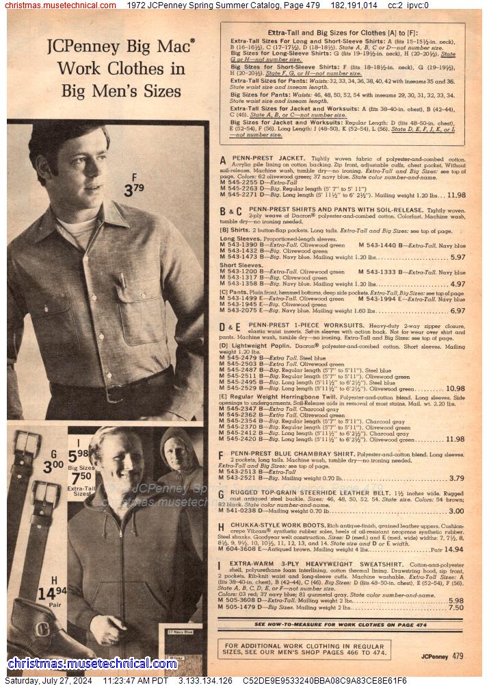 1972 JCPenney Spring Summer Catalog, Page 479