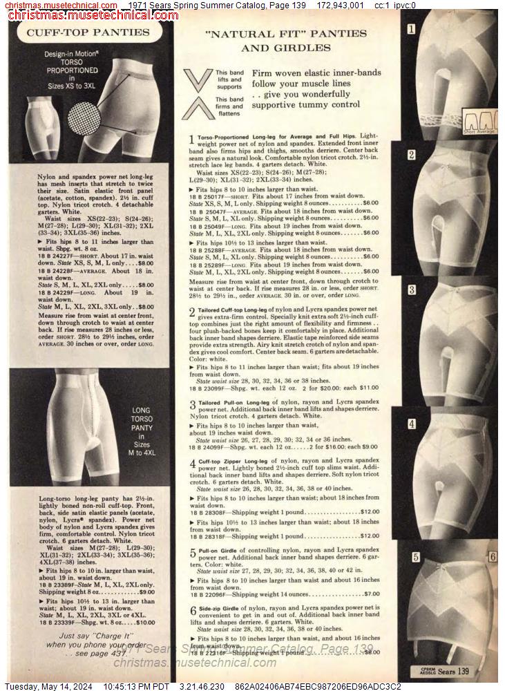 1971 Sears Spring Summer Catalog, Page 139