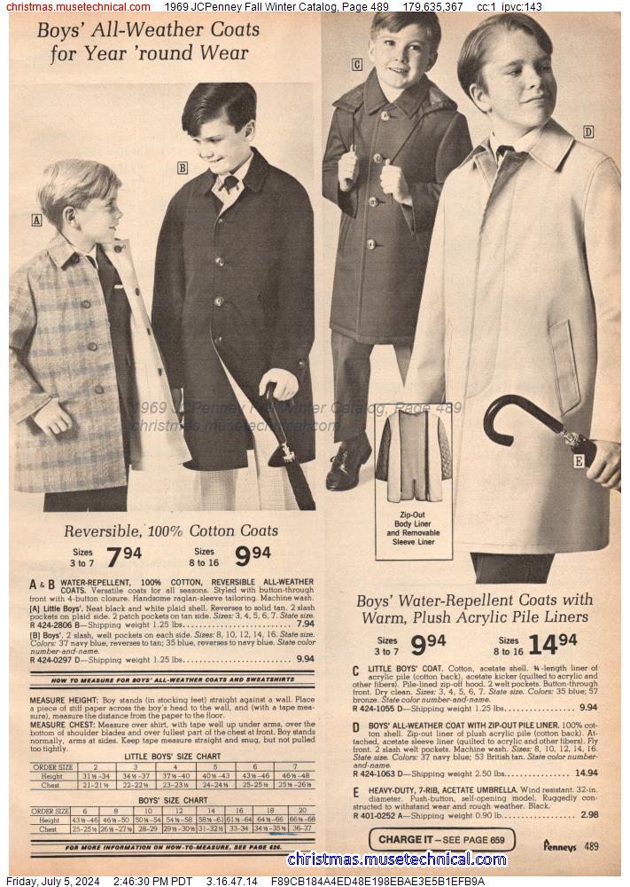 1969 JCPenney Fall Winter Catalog, Page 489