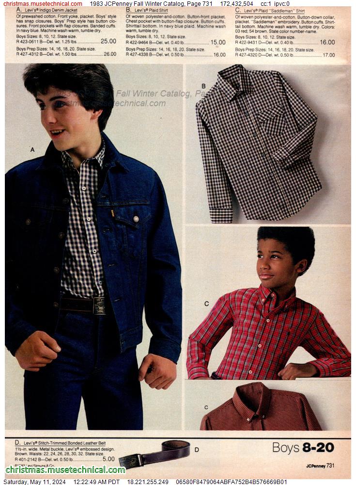 1983 JCPenney Fall Winter Catalog, Page 731