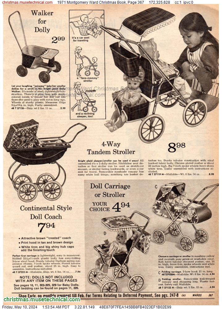 1971 Montgomery Ward Christmas Book, Page 367