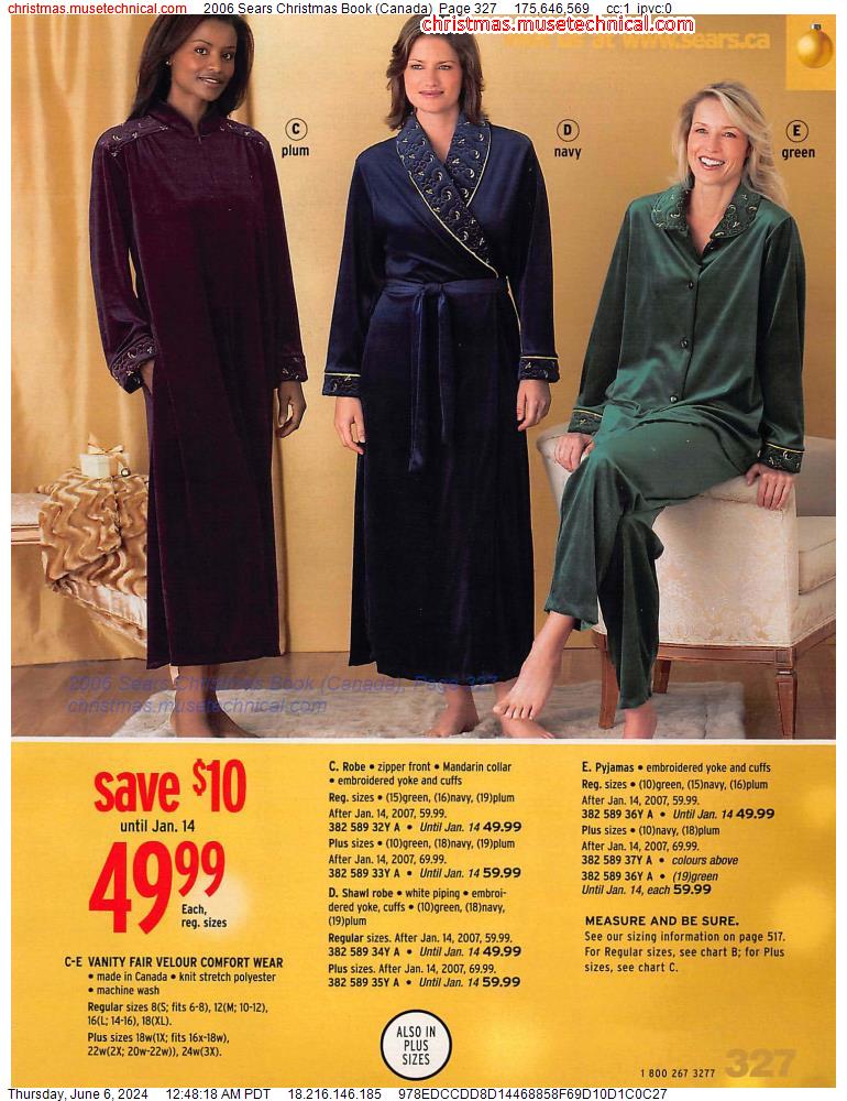 2006 Sears Christmas Book (Canada), Page 327