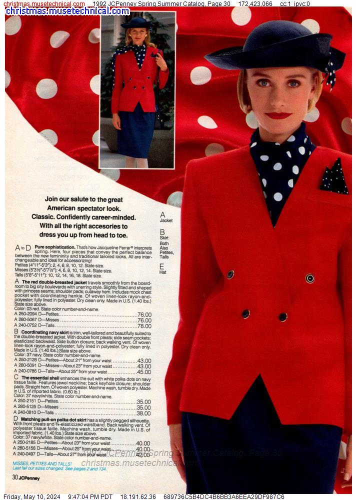 1992 JCPenney Spring Summer Catalog, Page 30