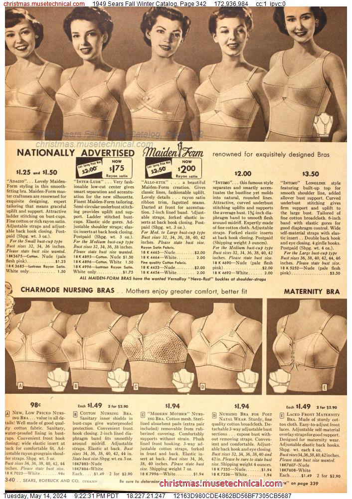 1949 Sears Fall Winter Catalog, Page 342