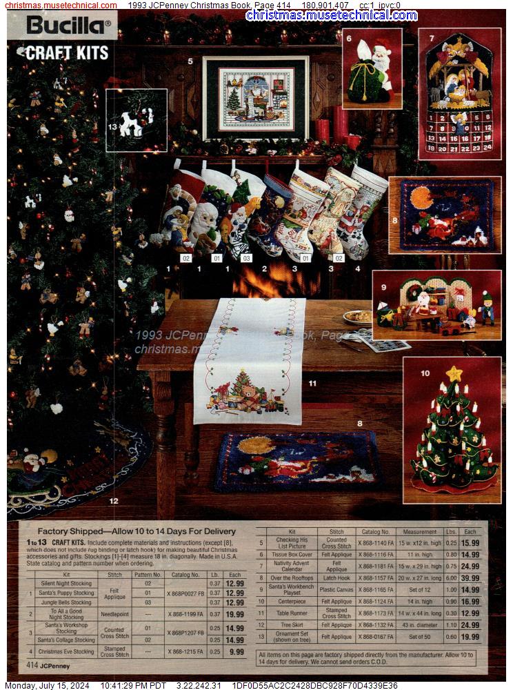 1993 JCPenney Christmas Book, Page 414