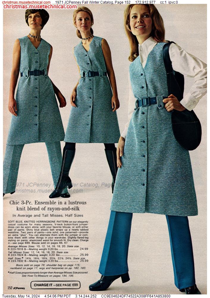 1971 JCPenney Fall Winter Catalog, Page 152