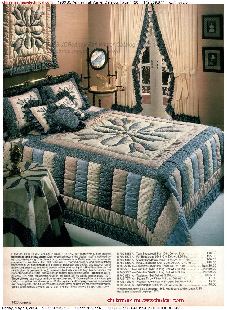 1983 JCPenney Fall Winter Catalog, Page 1420