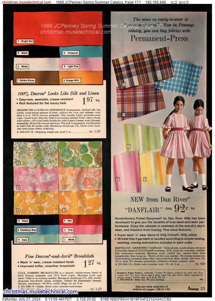 1966 JCPenney Spring Summer Catalog, Page 171