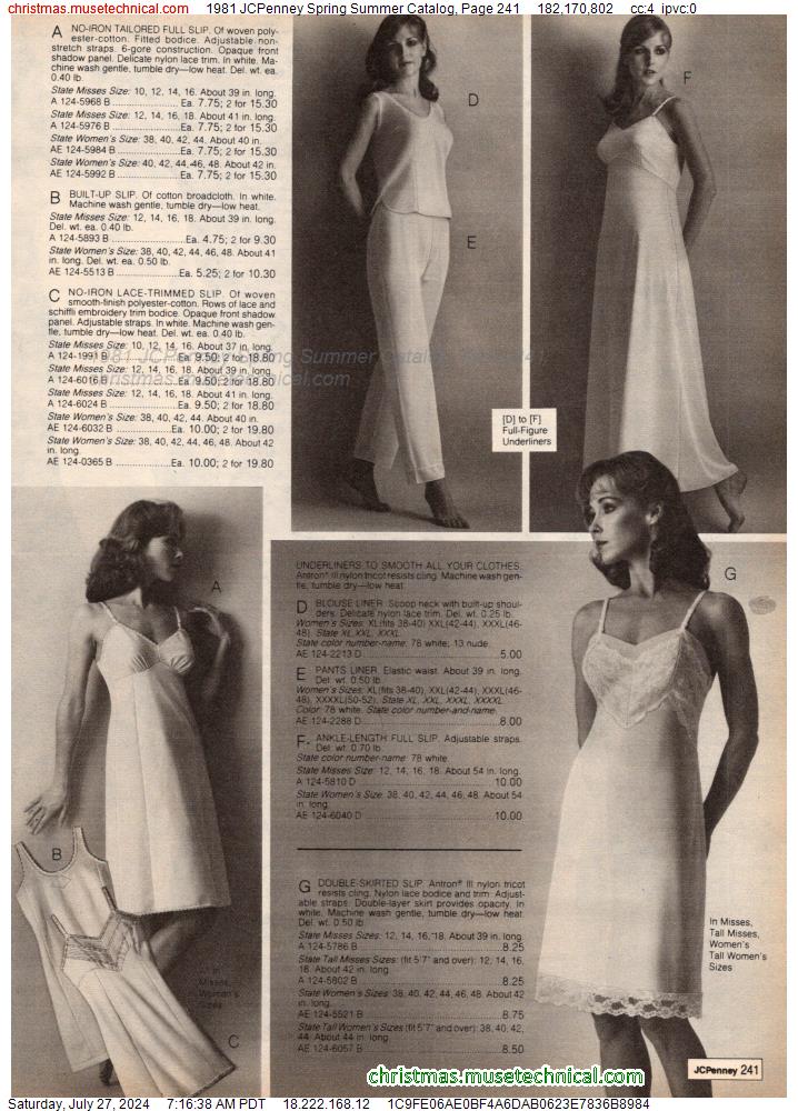 1981 JCPenney Spring Summer Catalog, Page 241