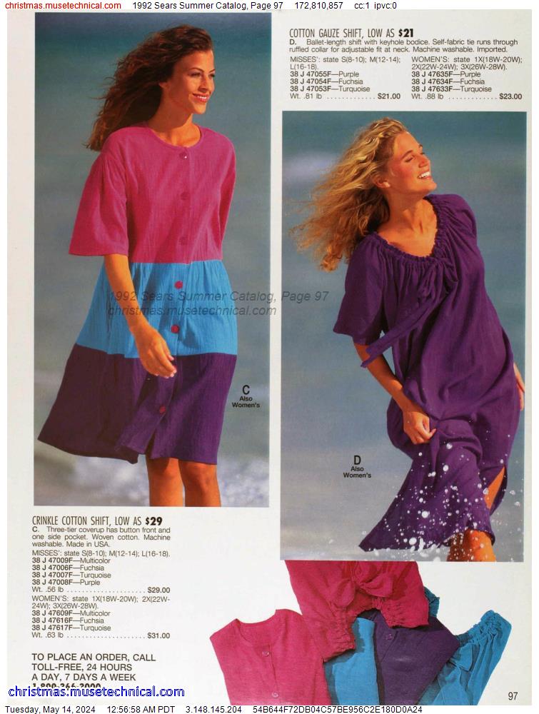 1992 Sears Summer Catalog, Page 97