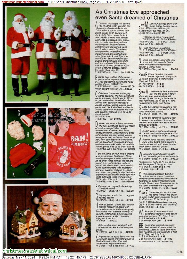 1987 Sears Christmas Book, Page 263