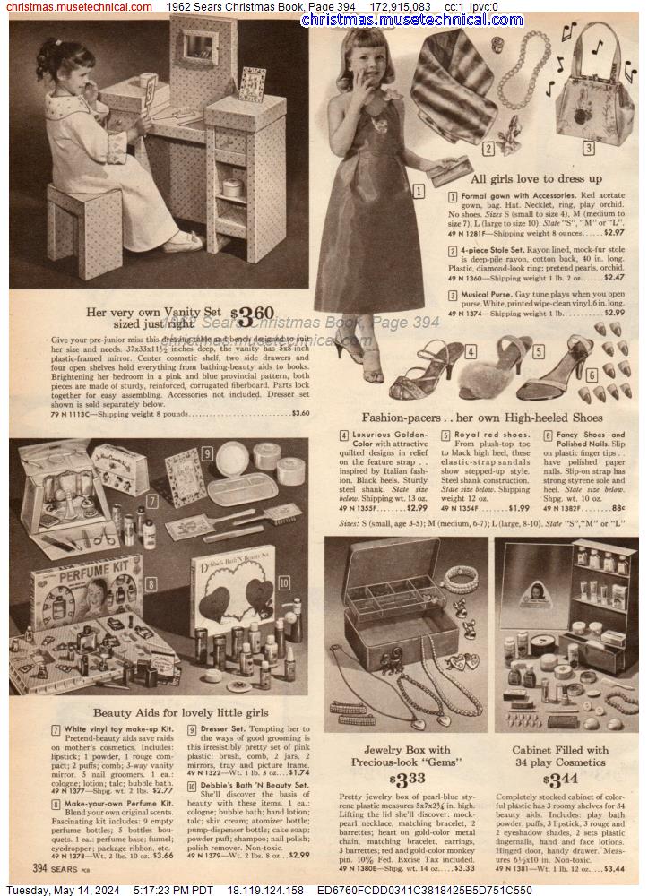 1962 Sears Christmas Book, Page 394